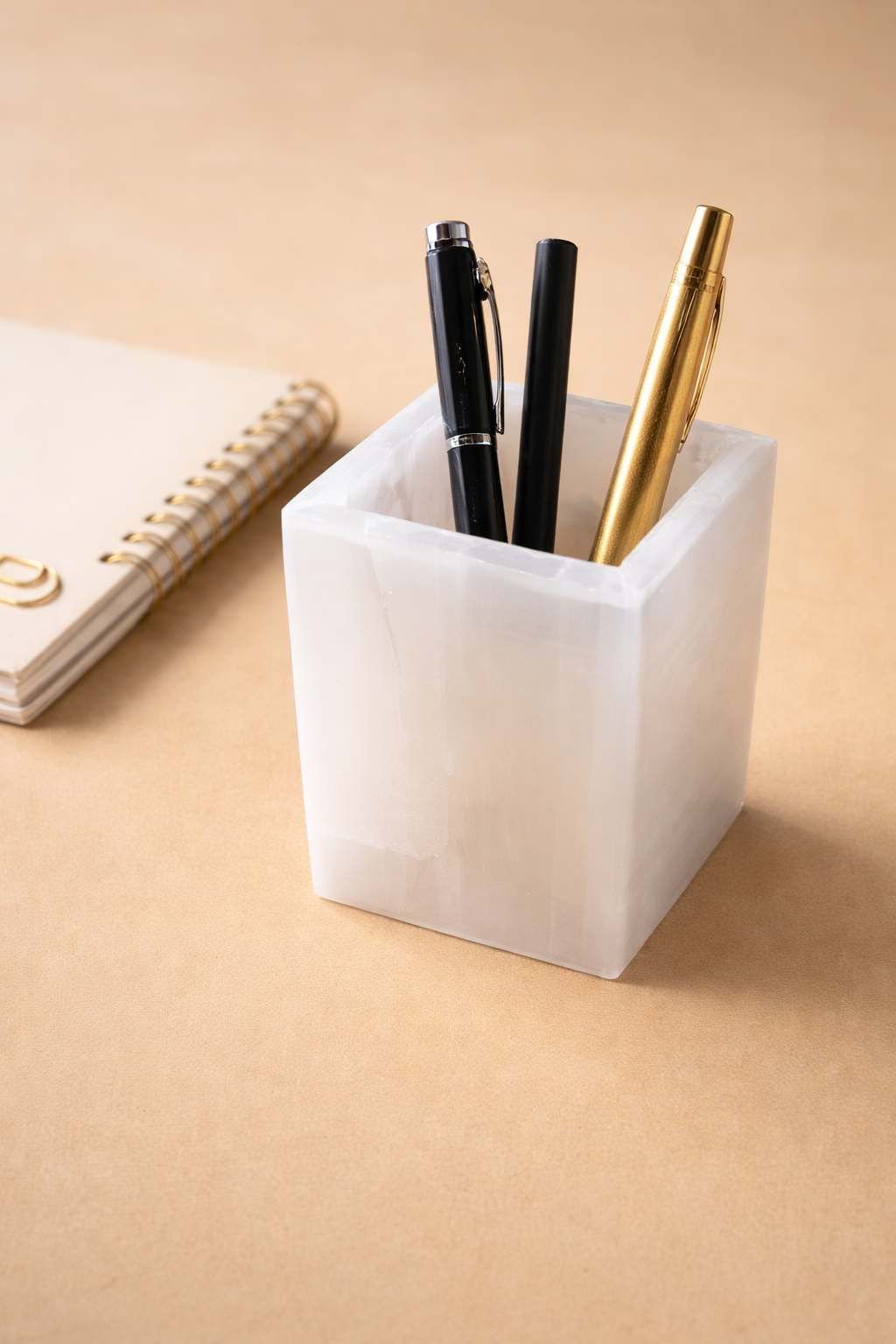 Selenite Pencil Stand