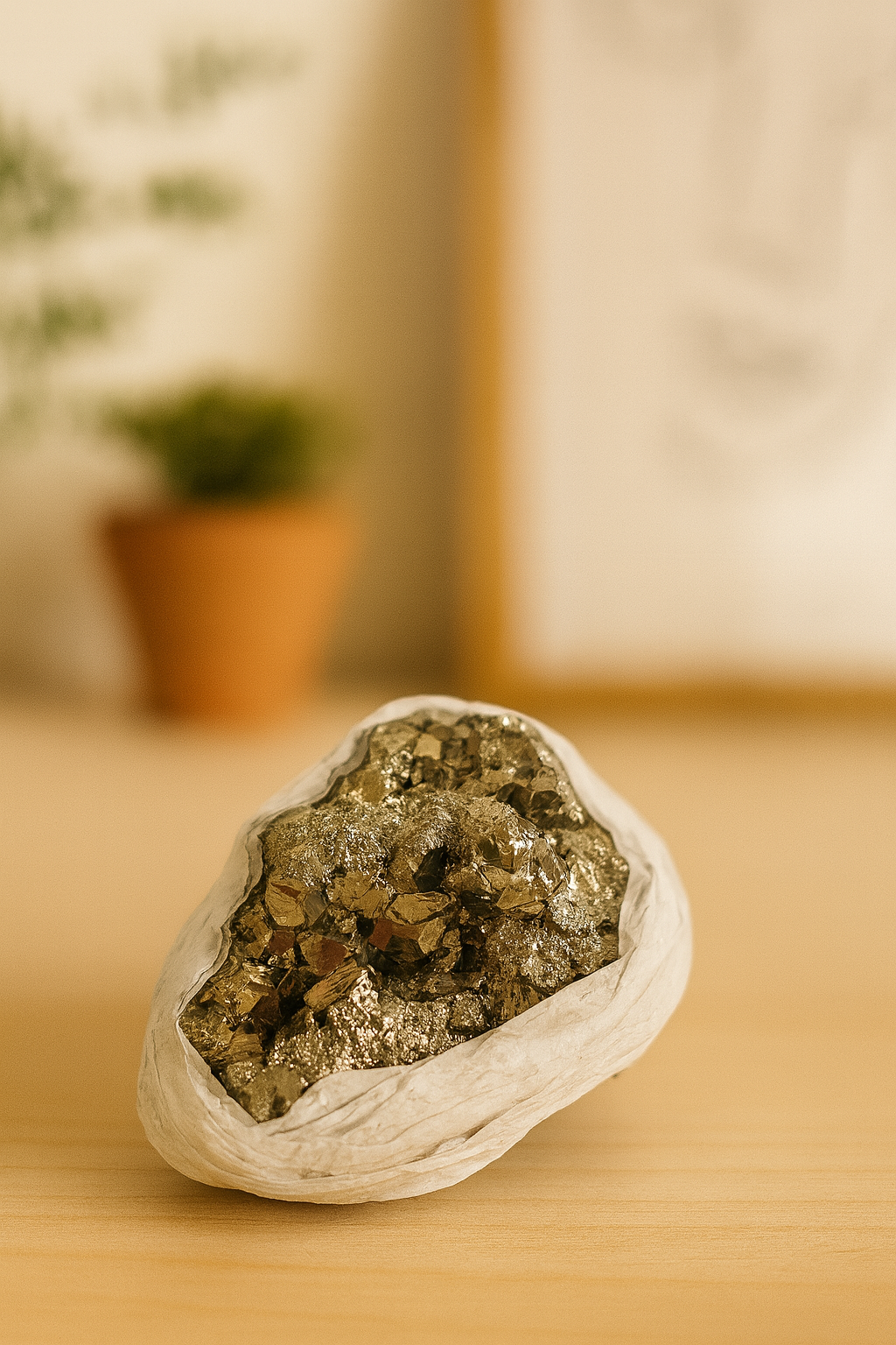 GOLDEN PYRITE CLUSTER