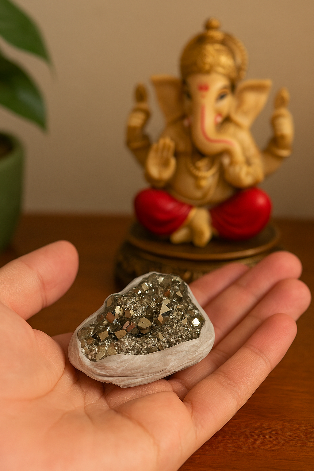 GOLDEN PYRITE CLUSTER