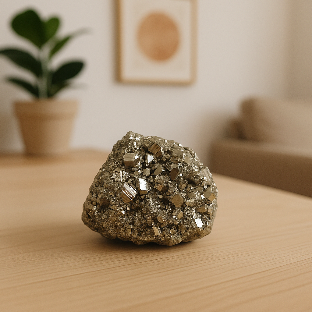 GOLDEN PYRITE CLUSTER