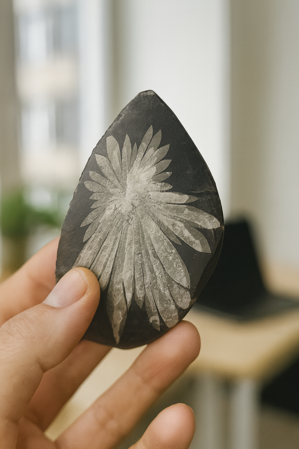 RAW CHRYSANTHEMUM NATURAL FLOWER STONE