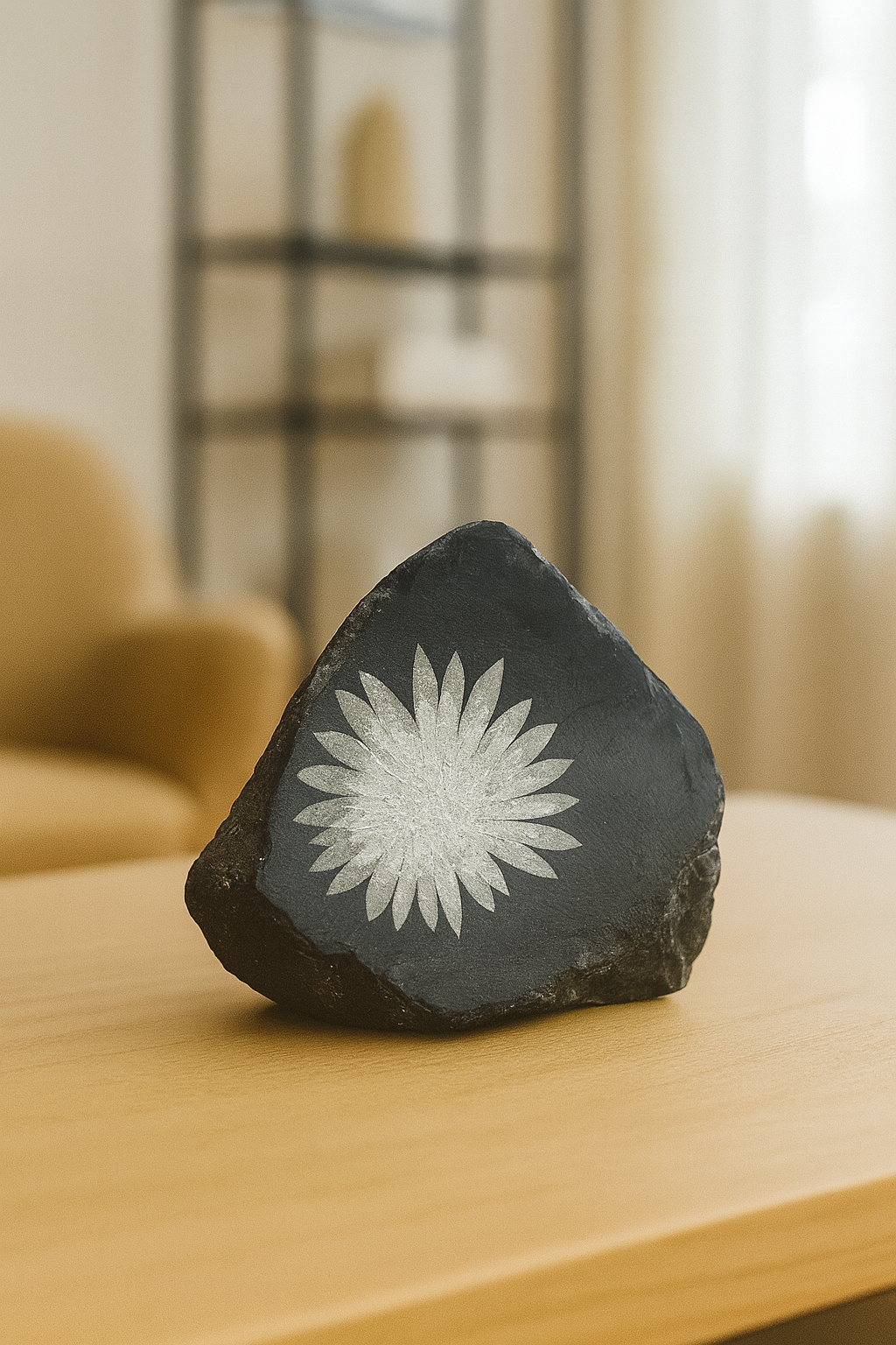 RAW CHRYSANTHEMUM NATURAL FLOWER STONE
