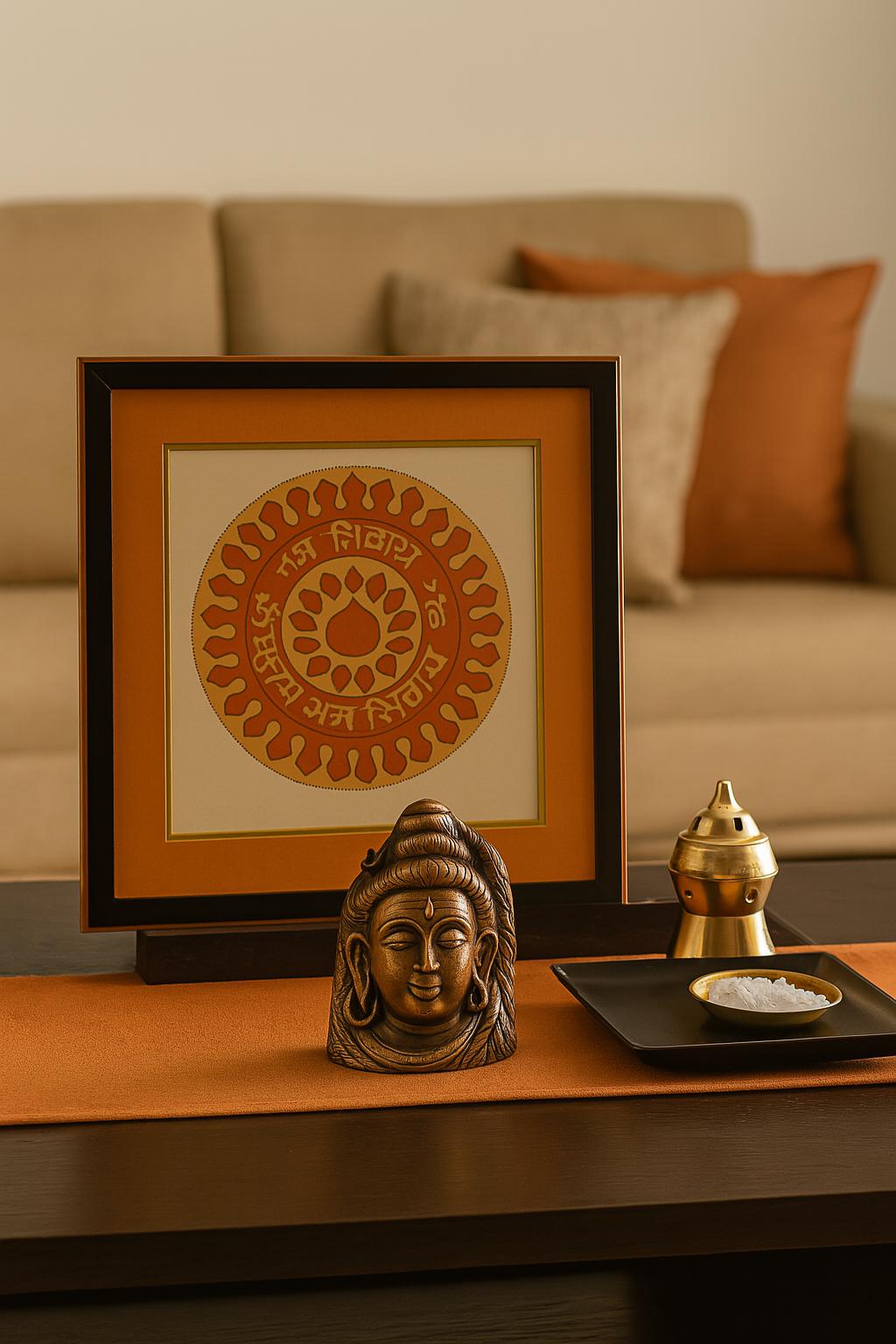 golden pyrite shiva head