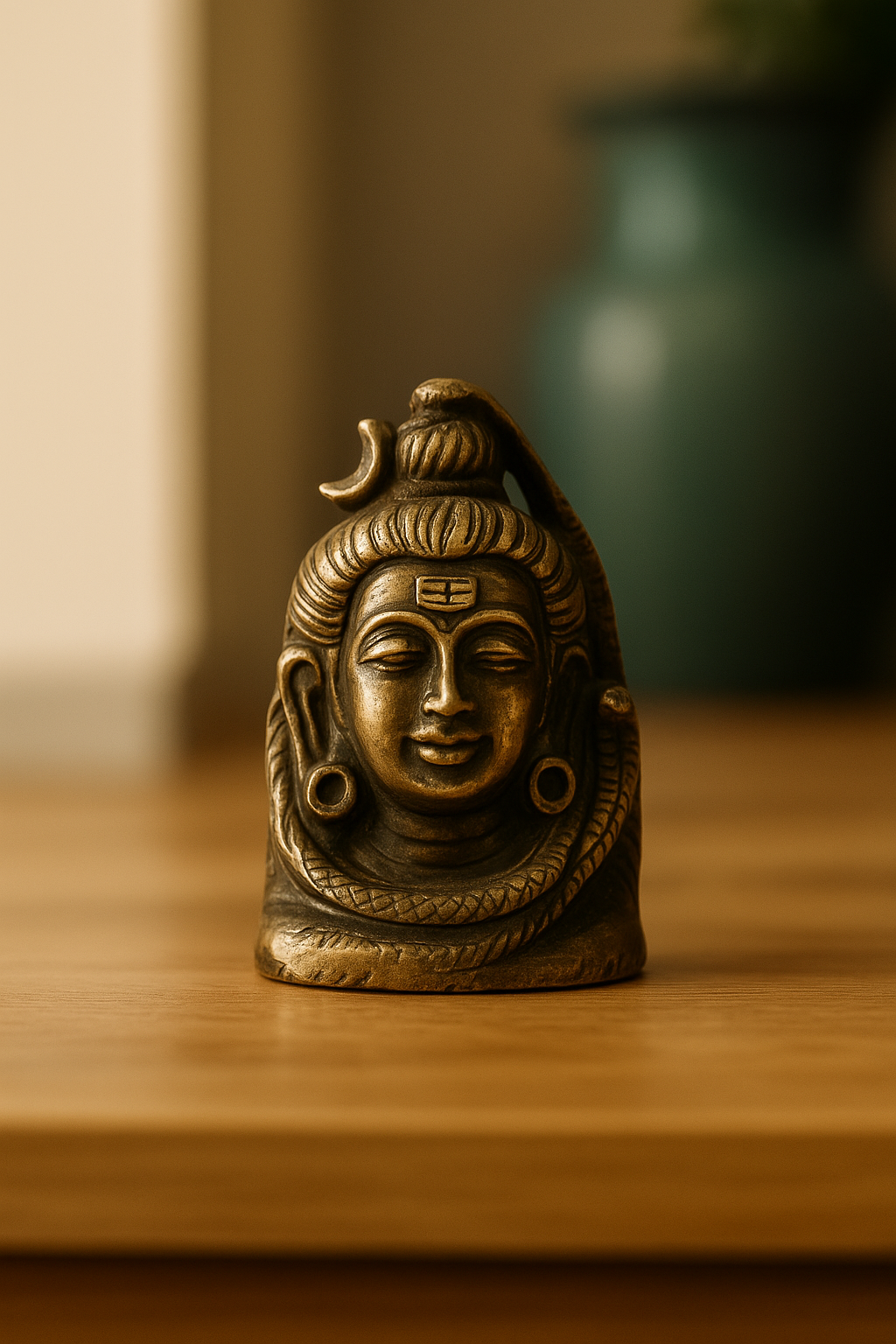 golden pyrite shiva head