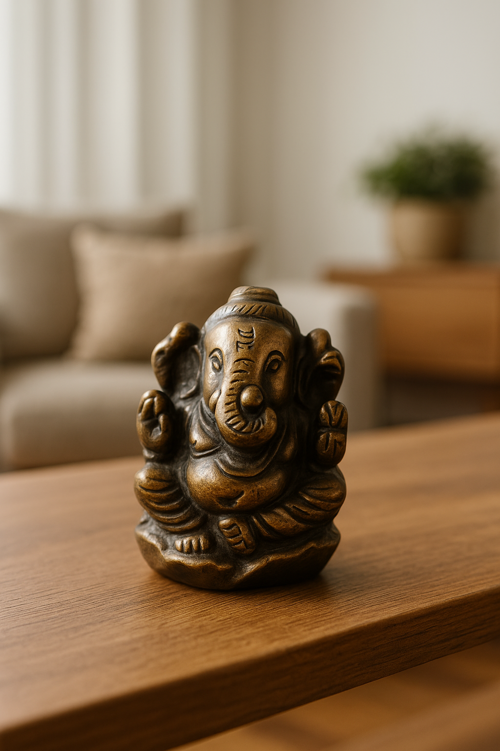 GOLDEN PYRITE GANESHA