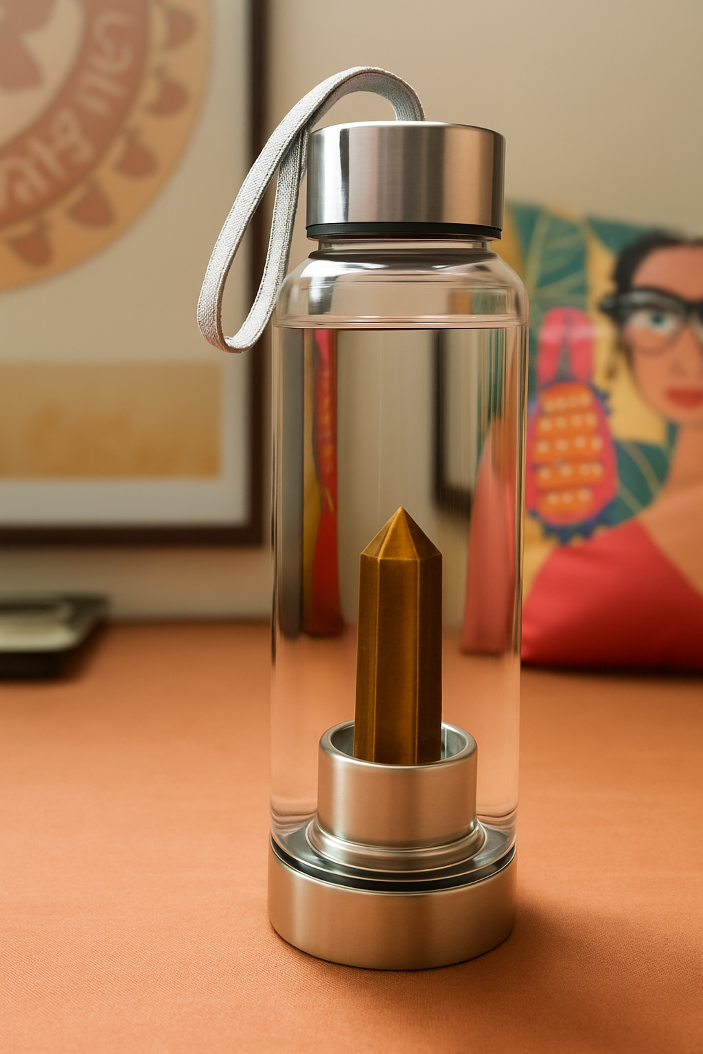 TIGER'S EYE WATER BOTTLE