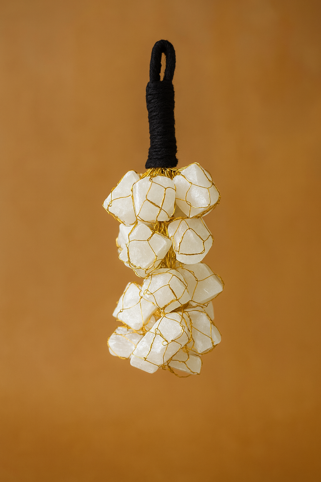 WHITE SELENITE HANGING