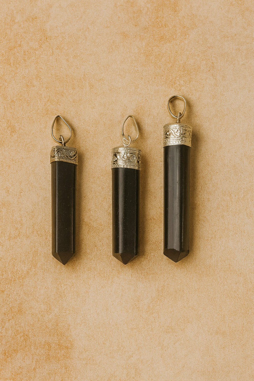 Black tourmaline pendant