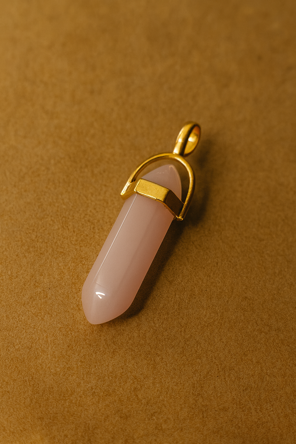 Rose quartz pendant