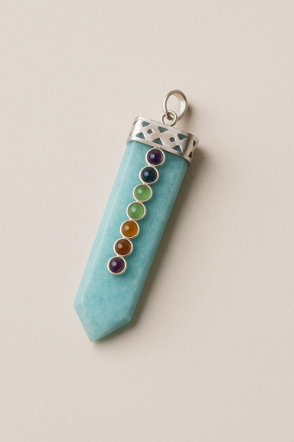 Amazonite Pencil pendant