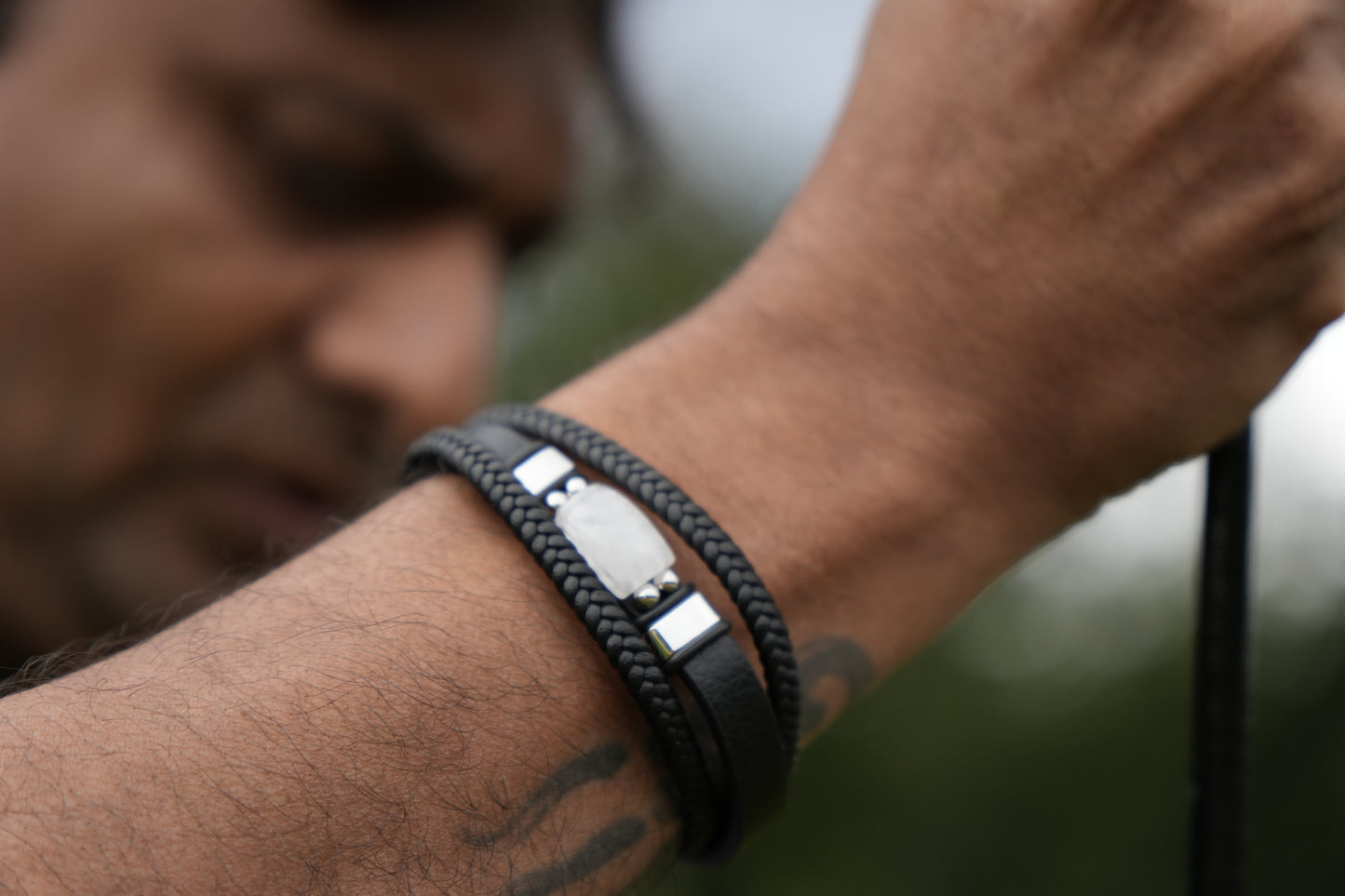 Clear Quartz Energy Balance Wrist Bracelet