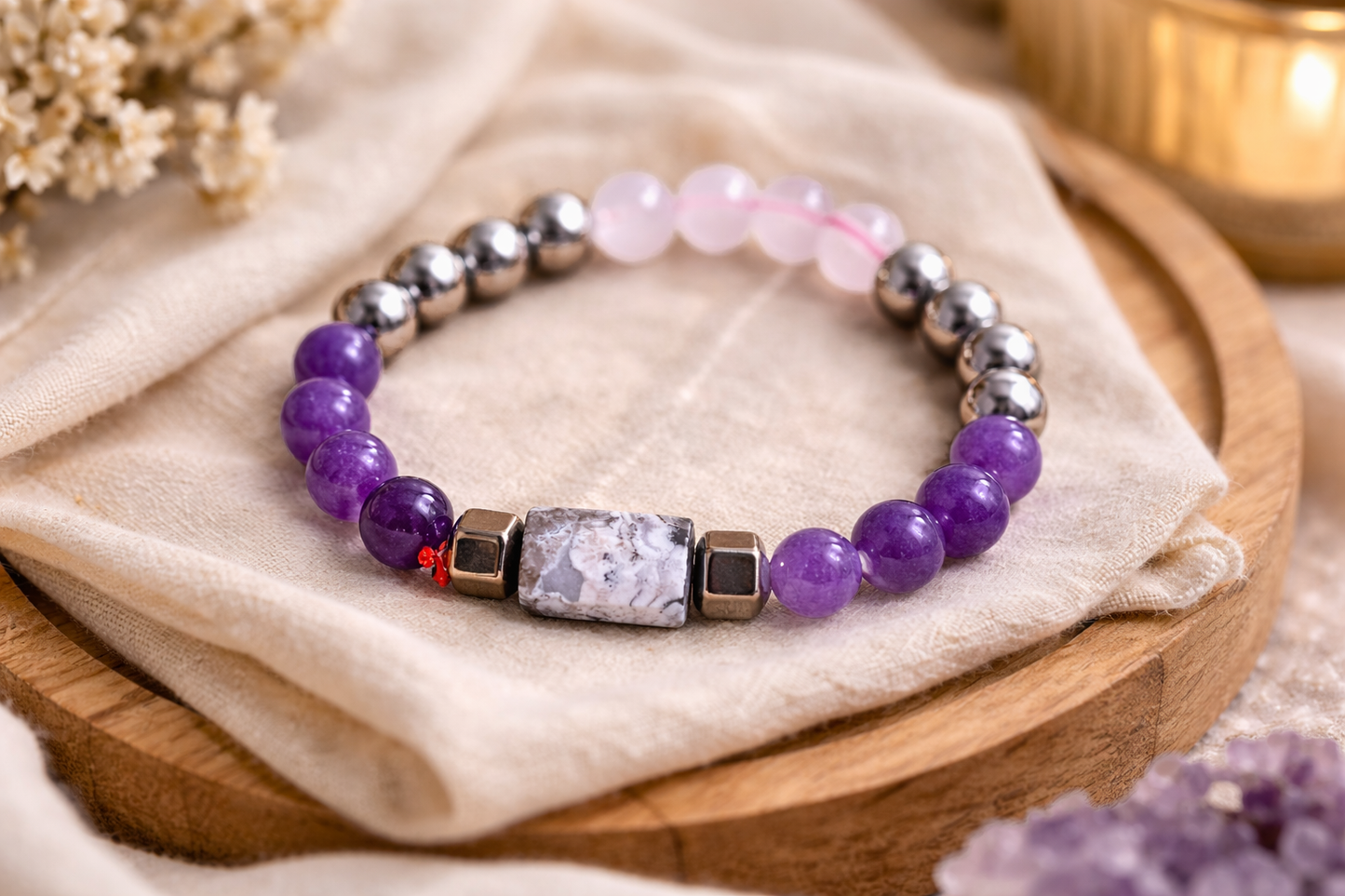 Relationship Healing Bracelet | Love, Harmony & Emotional Balance Crystal Bracelet
