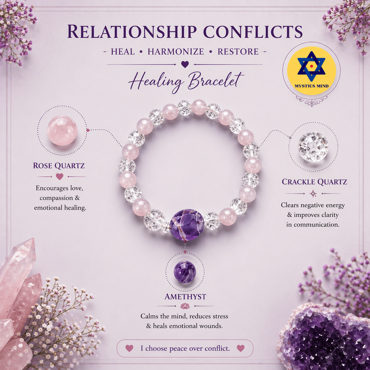Healing Relationship Conflicts Bracelet