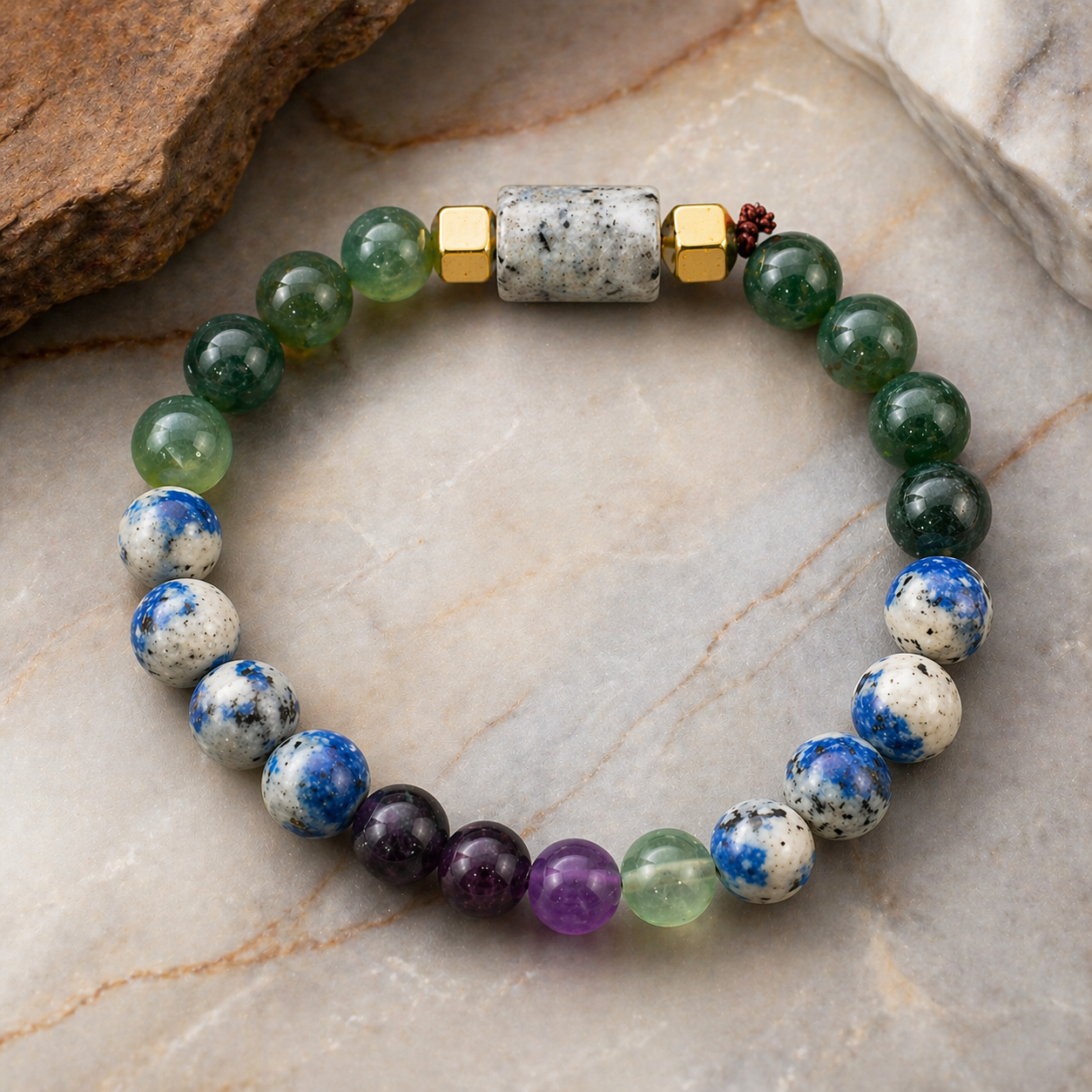 Financial Growth & Wealth Attraction Bracelet | Money, Success & Abundance Healing Crystal Bracelet