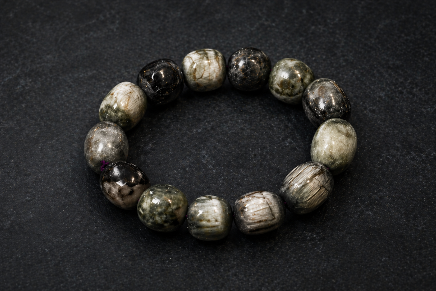 Black Cat’s Eye Bracelet for Intuition & Inner Clarity | Energy Healing Crystal Bracelet