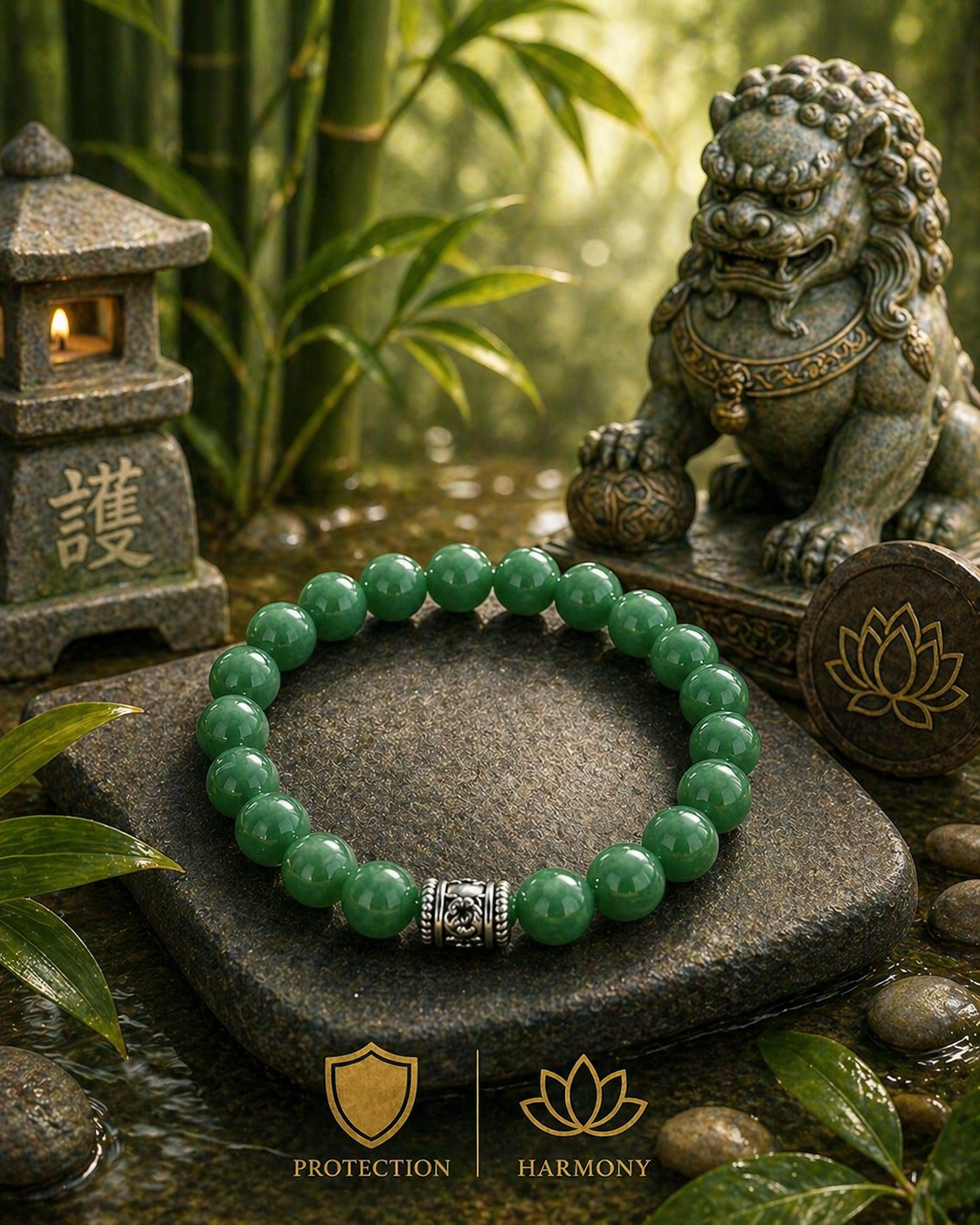 Green Jade Bracelet for Emotional Balance & Healing | Calm Mind, Positive Energy & Inner Peace