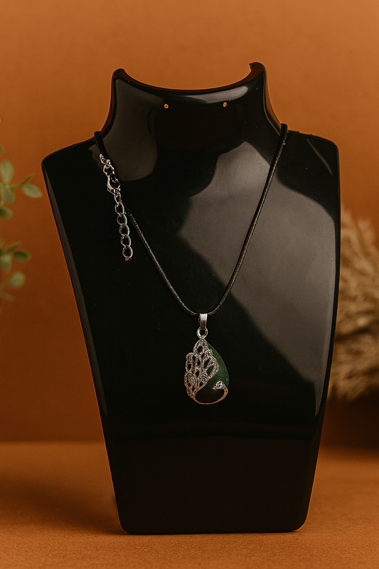 Ruby Zoisite IN GERMAN SILVER