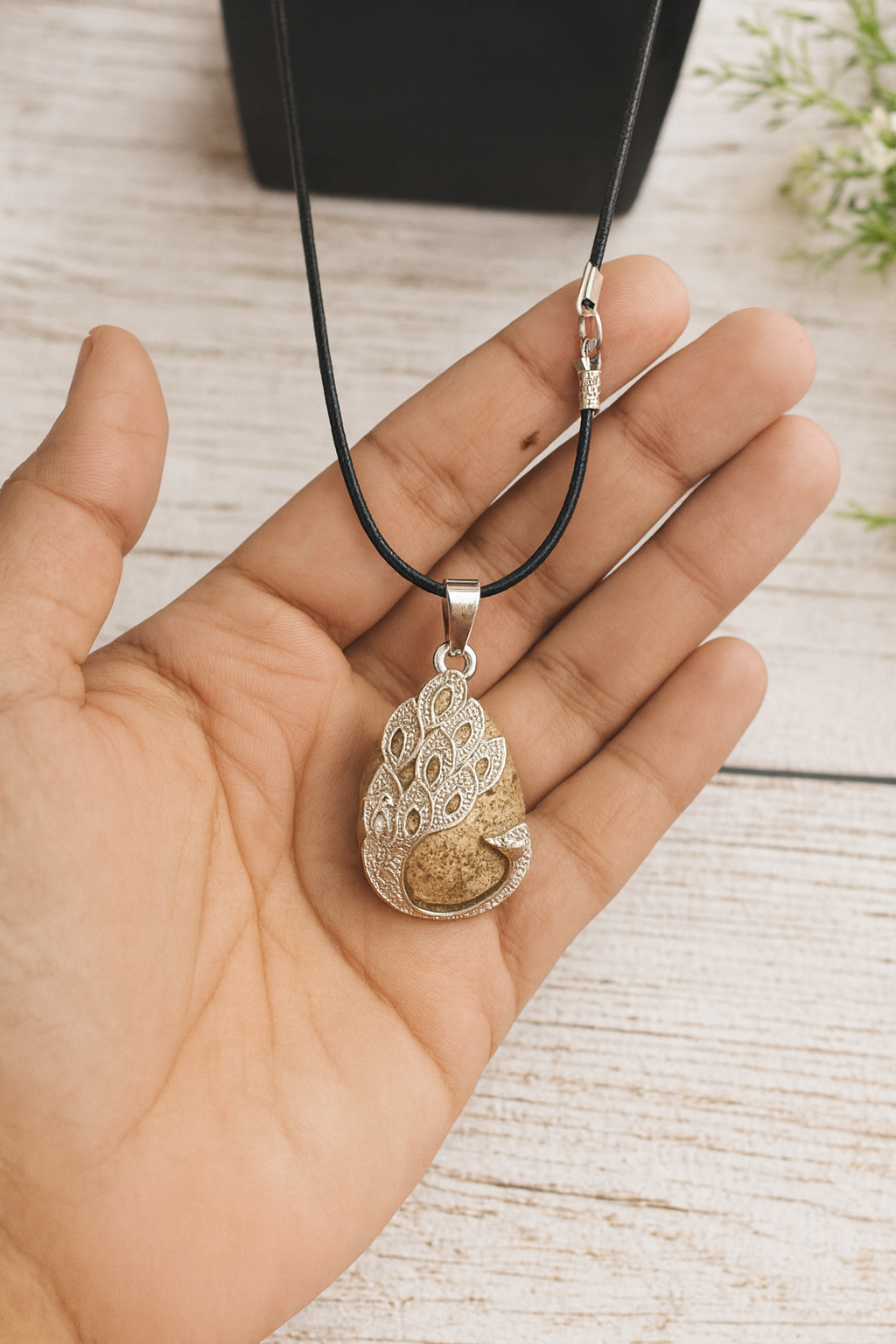 picture jasper in german silver