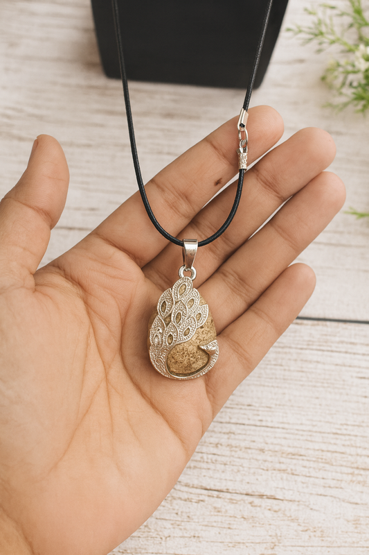 picture jasper in german silver