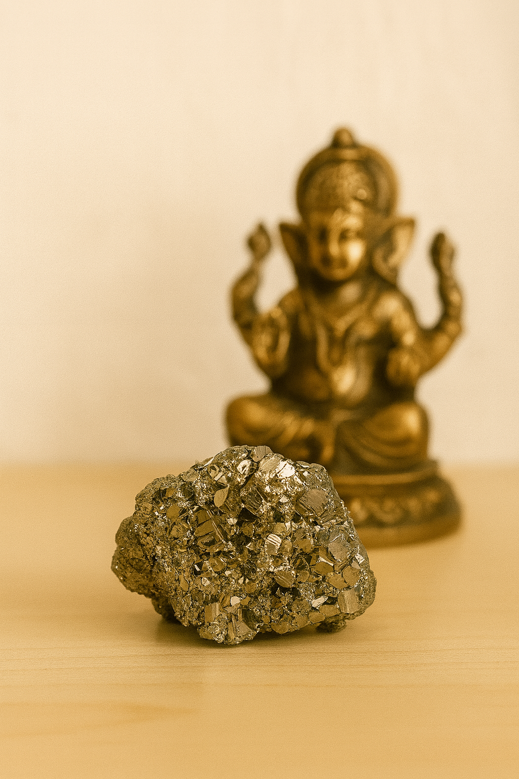 GOLDEN PYRITE CLUSTER