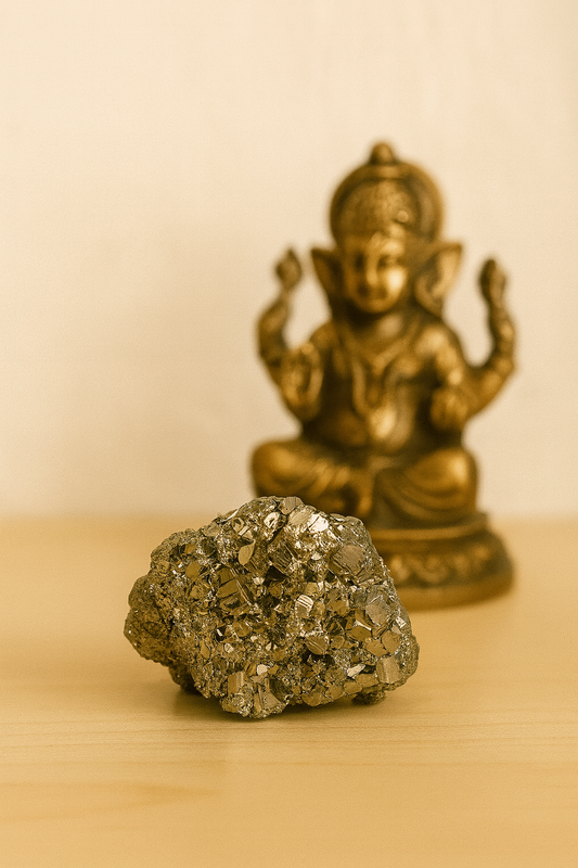 GOLDEN PYRITE CLUSTER