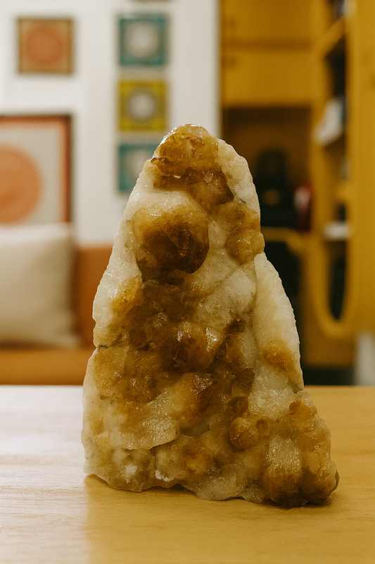 CITRINE CLUSTER STONE