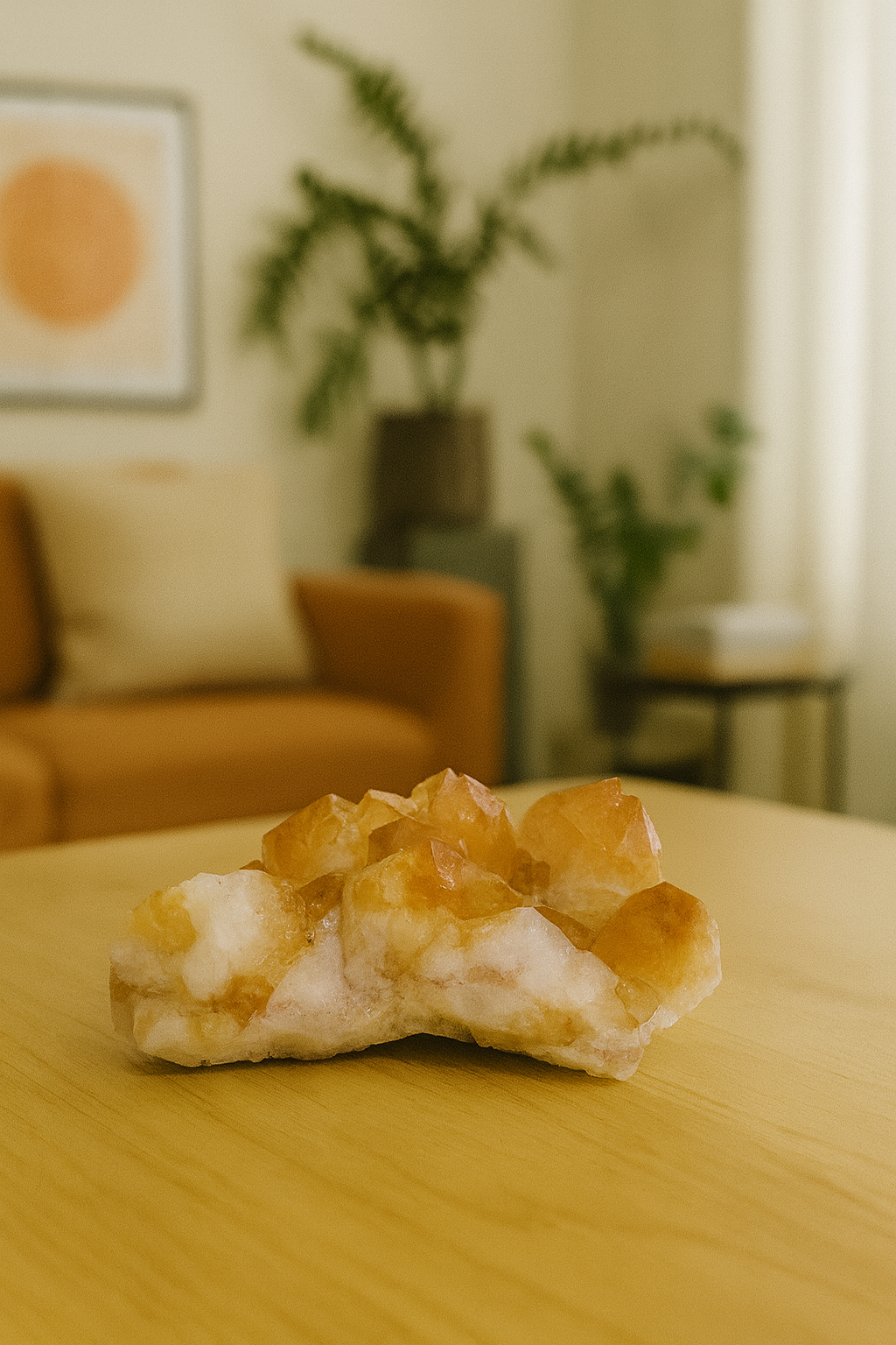 CITRINE CLUSTER STONE