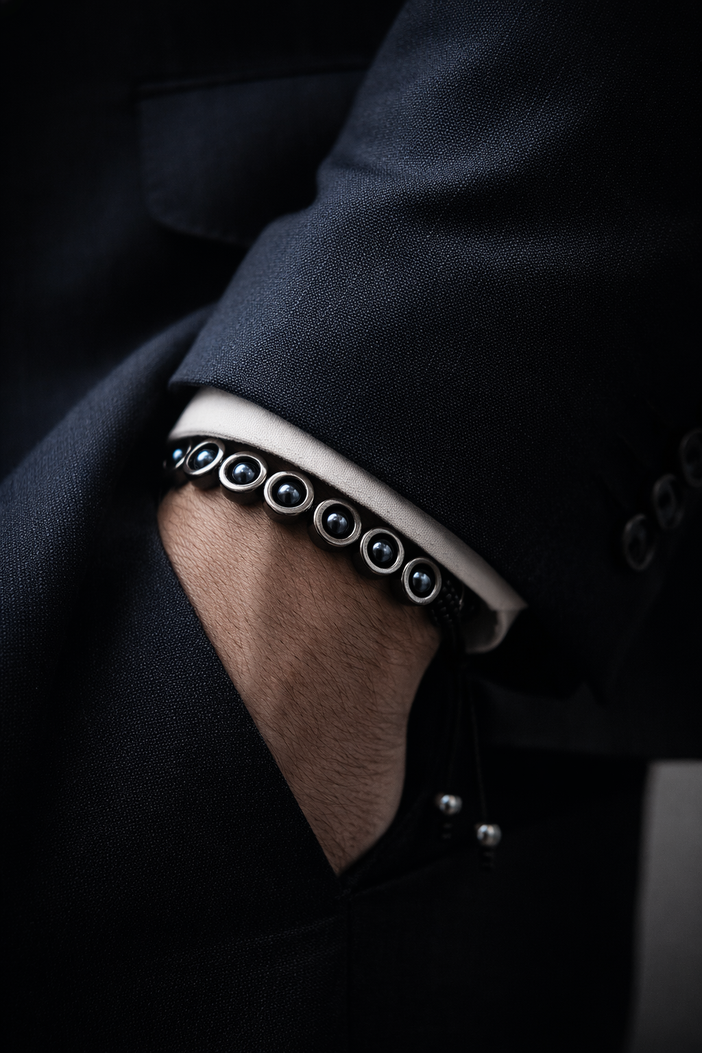 Hematite Ring Bracelet – Grounded Power & Protection
