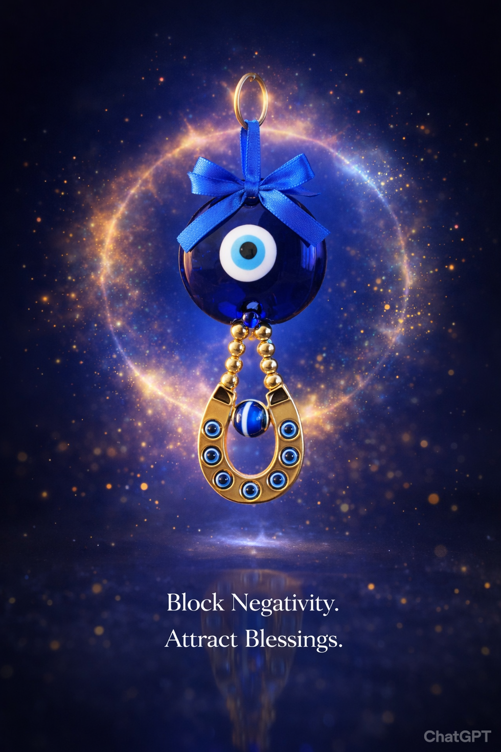 Evil Eye Prosperity Door Charm – Protection & Abundance Hanging (2 Variants)