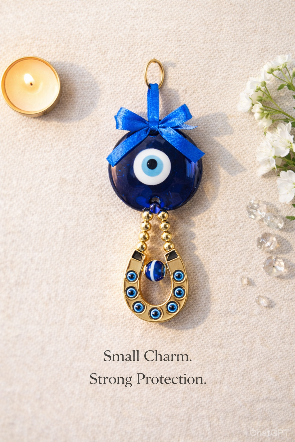 Evil Eye Prosperity Door Charm – Protection & Abundance Hanging (2 Variants)