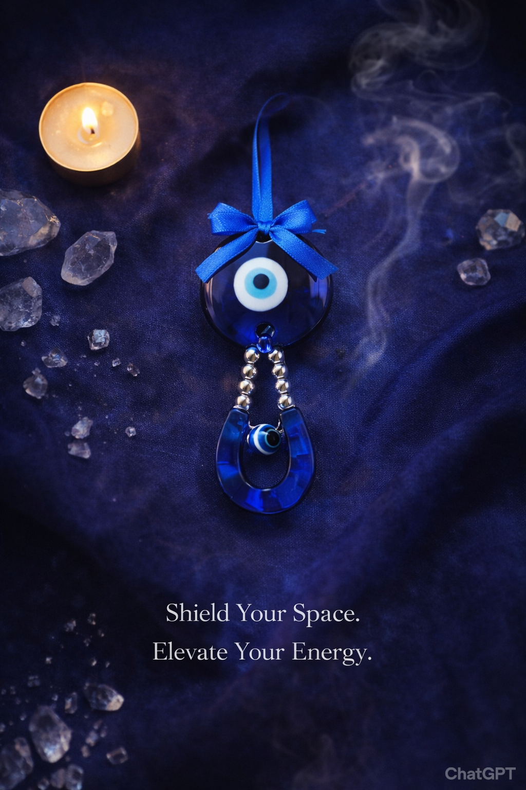 Evil Eye Prosperity Door Charm – Protection & Abundance Hanging (2 Variants)
