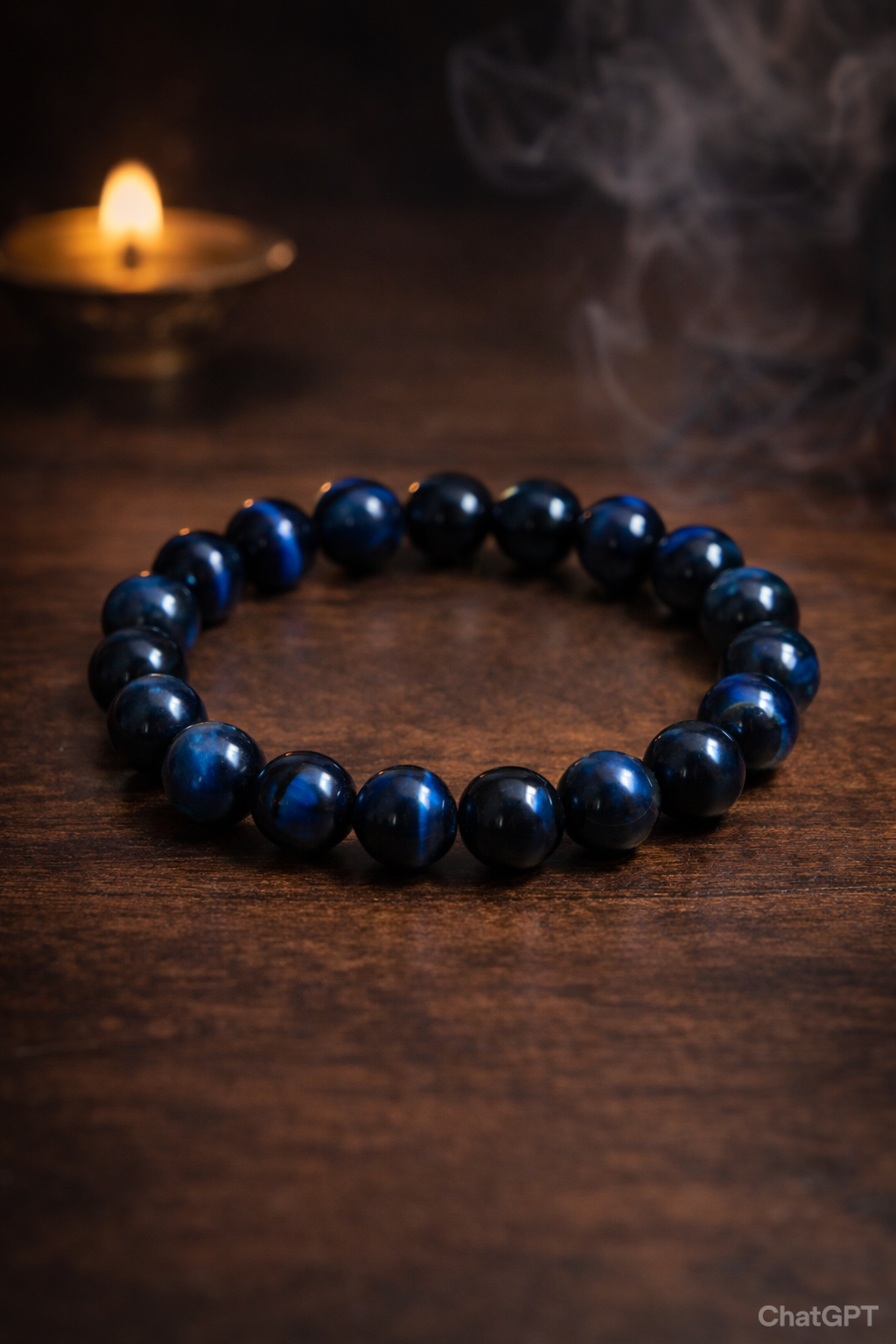 Blue Tiger Eye Bracelet – Protection & Confidence Energy Band