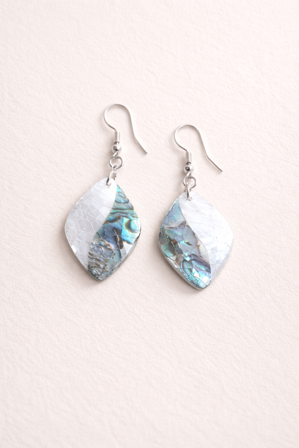 Abalone Shell and  Mother of Pearl Earrings