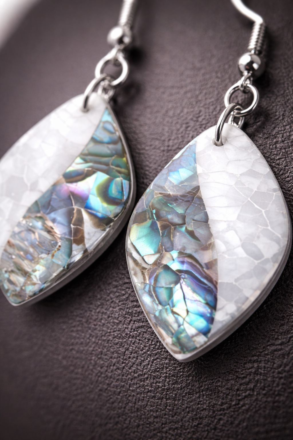 Abalone Shell and  Mother of Pearl Earrings
