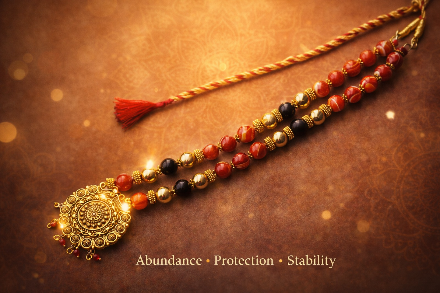 Abundance Protection & Stability Necklace | Attract Wealth, Guard Energy & Restore Balance