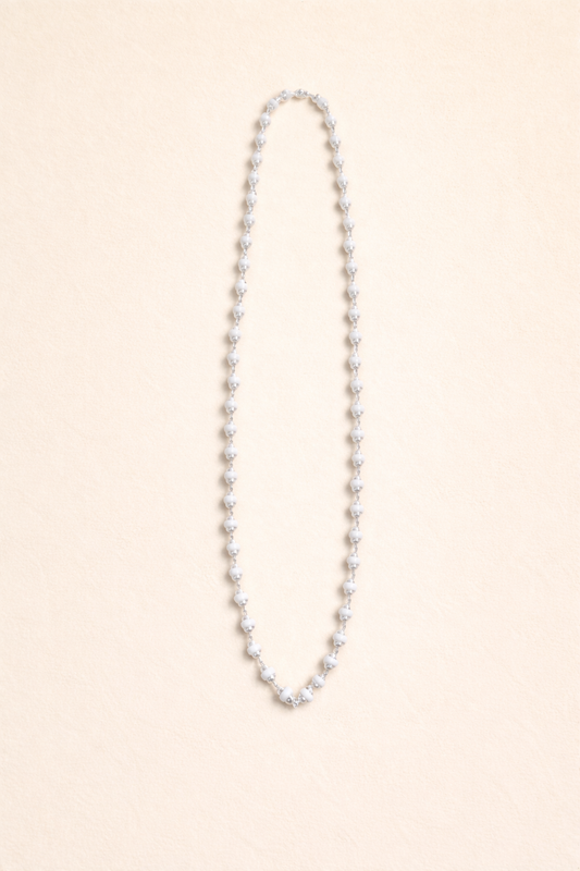 Tulasi Mala with Silver Chain