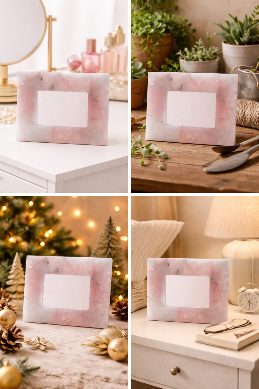 Rose Quartz Photo Frame