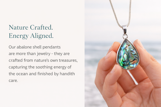 Abalone Shell Teardrop Pendant