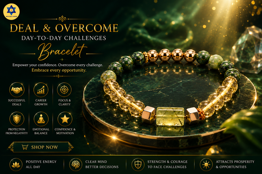 Deal & Overcome Day-to-Day Challenges Bracelet | Confidence, Focus & Positive Energy