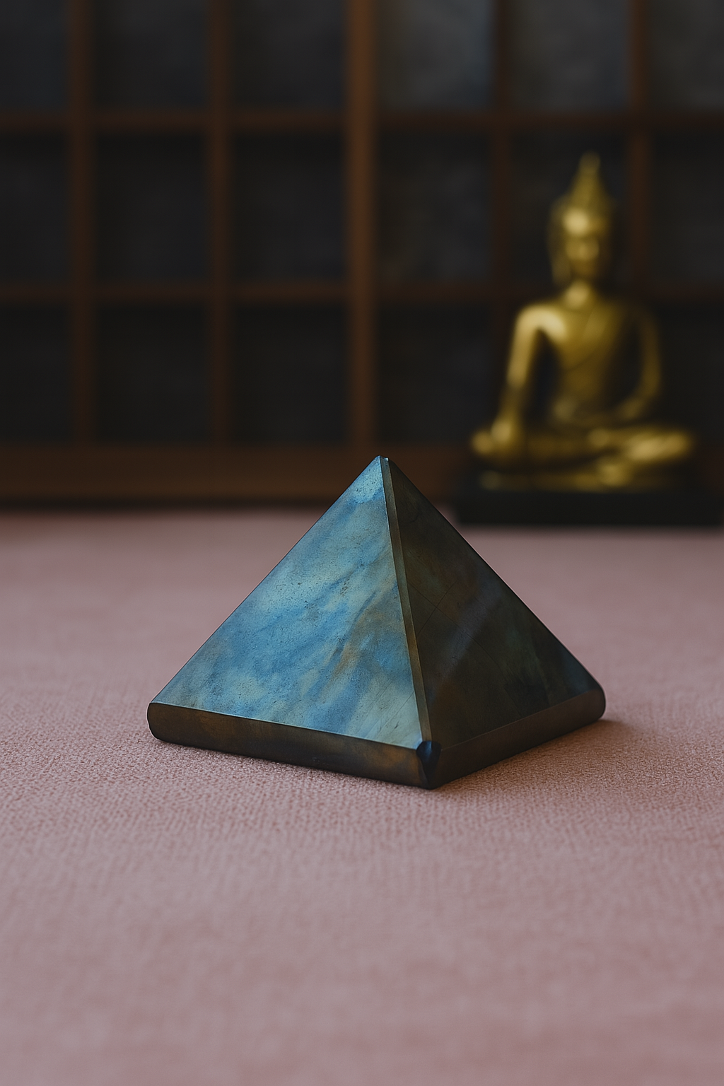 Golden Pyrite Pyramid