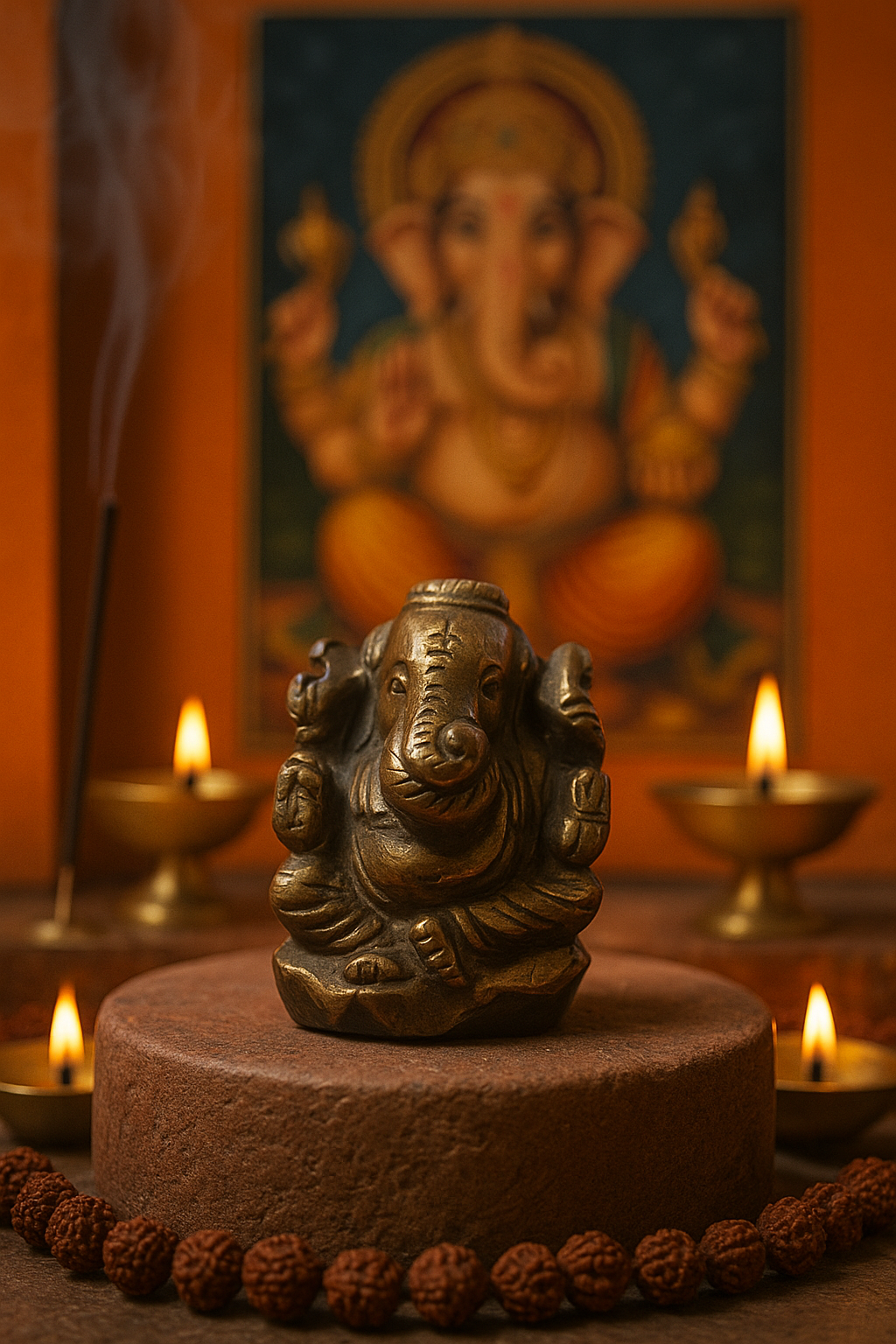 GOLDEN PYRITE GANESHA