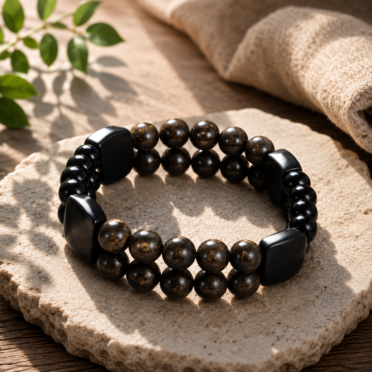Double Layer Protection Bracelet – Shield Your Energy with Strength & Balance