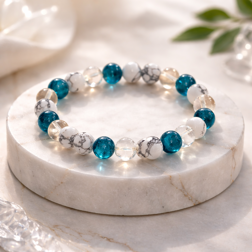 Capricorn Success Crystal Bracelet – Stability, Focus & Emotional Balance Combo