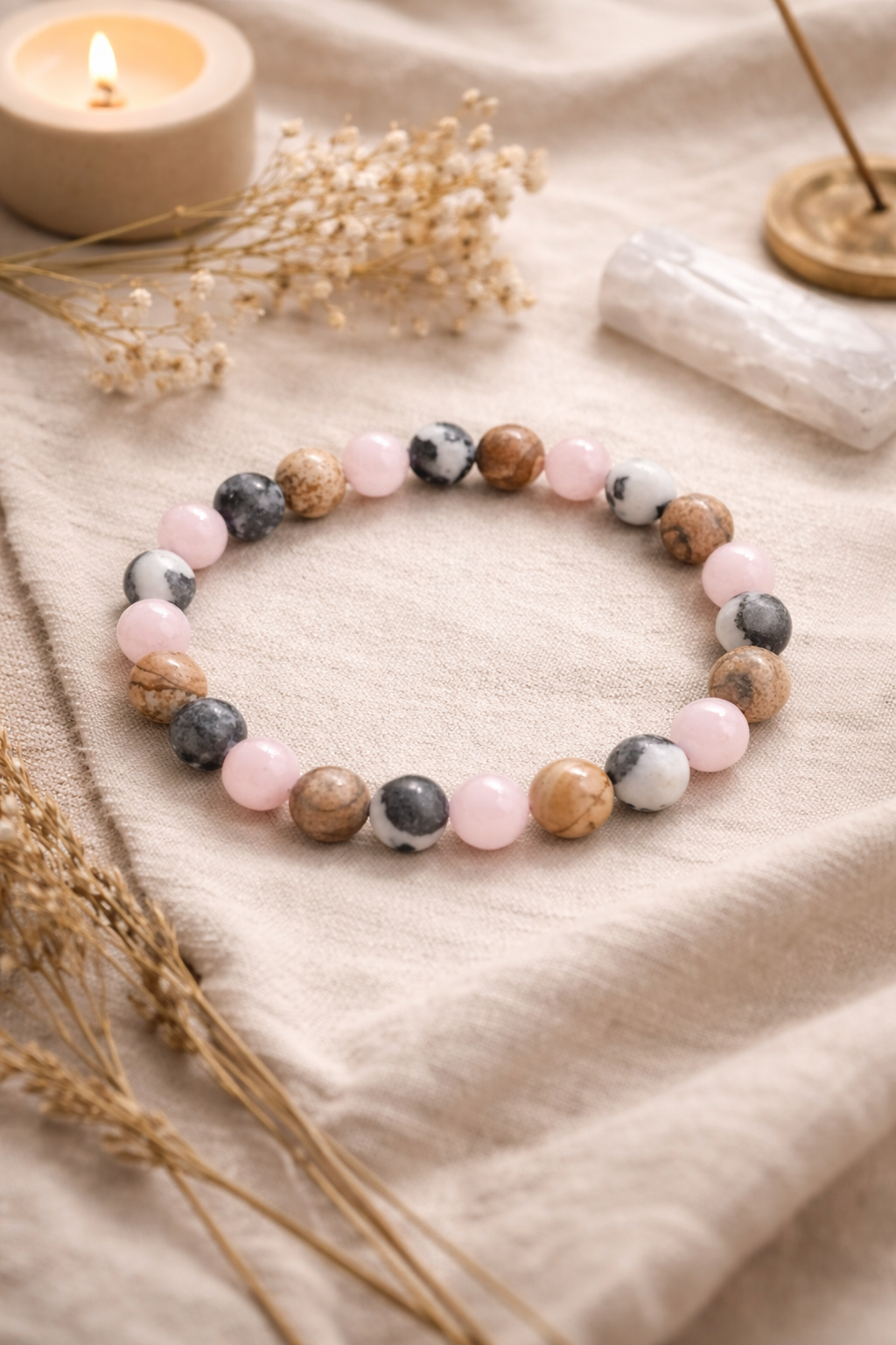 Combo for Gemini Bracelet  Clarity • Emotional Balance • Communication Strength