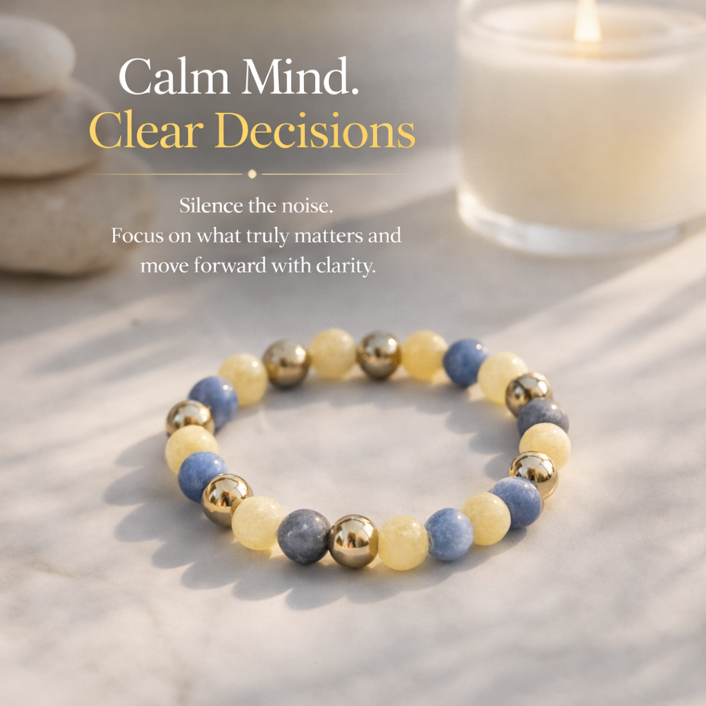 Virgo Zodiac Bracelet – Focus, Clarity & Wealth Energy Crystal Bracelet