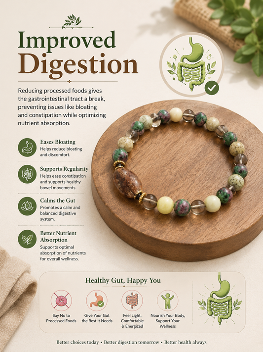 Natural Wellness Healing Bracelet for Detox, Skin Glow & Daily Energy Balance