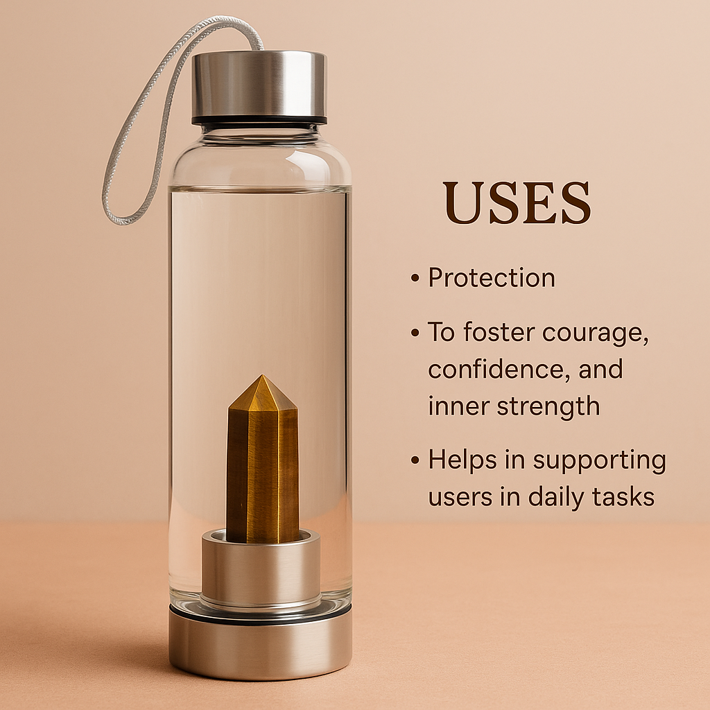 TIGER'S EYE WATER BOTTLE