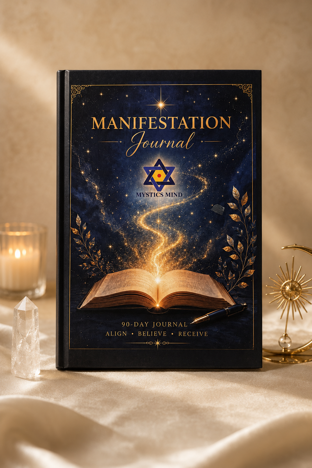 Manifest Your Best Life – Affirmation Cards & Guided Journal Combo