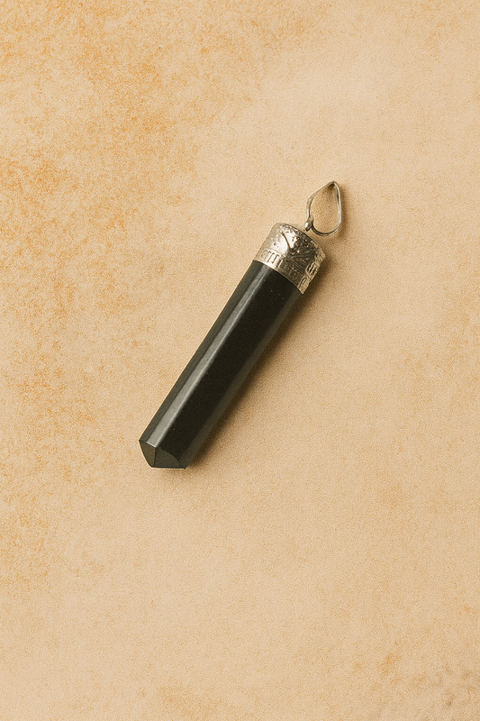 Black tourmaline pendant