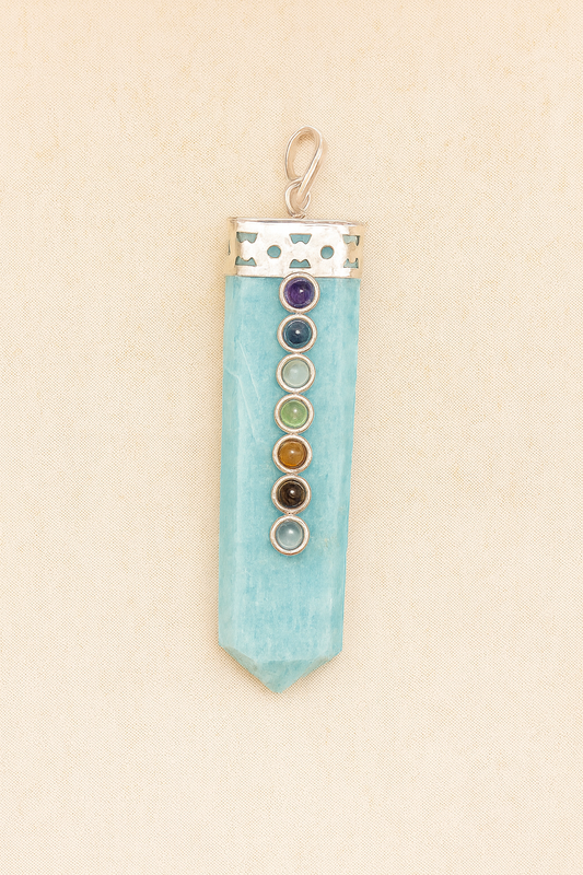 Amazonite Pencil pendant